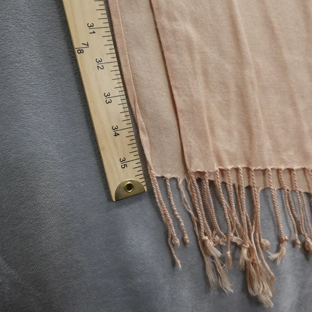 Bijoux Terner Scarf Women’s Shawl Wrap Pseudo Pashmina Fringe Soft Luxury Feel